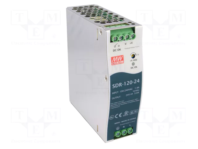 MEAN WELL SDR-120-24 120W 24VDC 5A