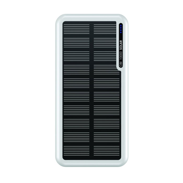 Boompods Obi Solar Powerbank 10.000mAh - Blanco Boompods Obi Solar Powerbank 10.000mAh - Blanco
