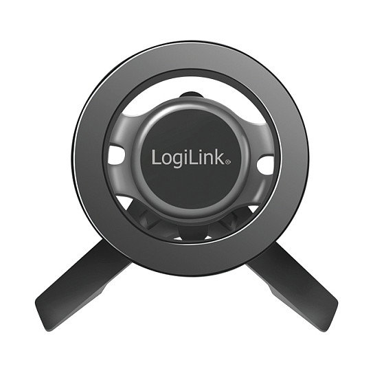 LogiLink Soporte Magnético para Rejilla de Ventilación de Coche, Negro