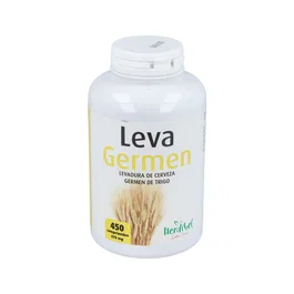 HERDIBEL Leva-Germen Levadura de Cerveza y Germen de Trigo - Complemento Alimenticio - 450 Comprimidos