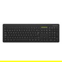 Unykach Teclado + Ratón Mk212 Pro Inalámbrico RF, Óptico 2400 DPI, Español, Uso Oficina, Negro
