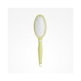 Bifull Cepillo Ovalado con Pin y Colgador Ren Natur - Línea Ecológica Biodegradable de Fibra de Trigo, Minimiza Rotura del Cabello