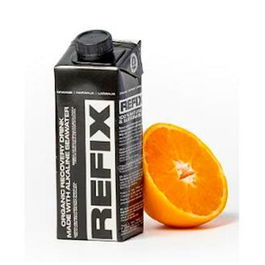 REFIX Bebida Isotónica Naranja Tetra Pak Caja 6X250Ml Zumo Ecológico y Agua de Mar