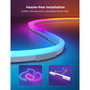 Govee Clips de montaje para Neon Rope Light 2, Blanco, 5 piezas
