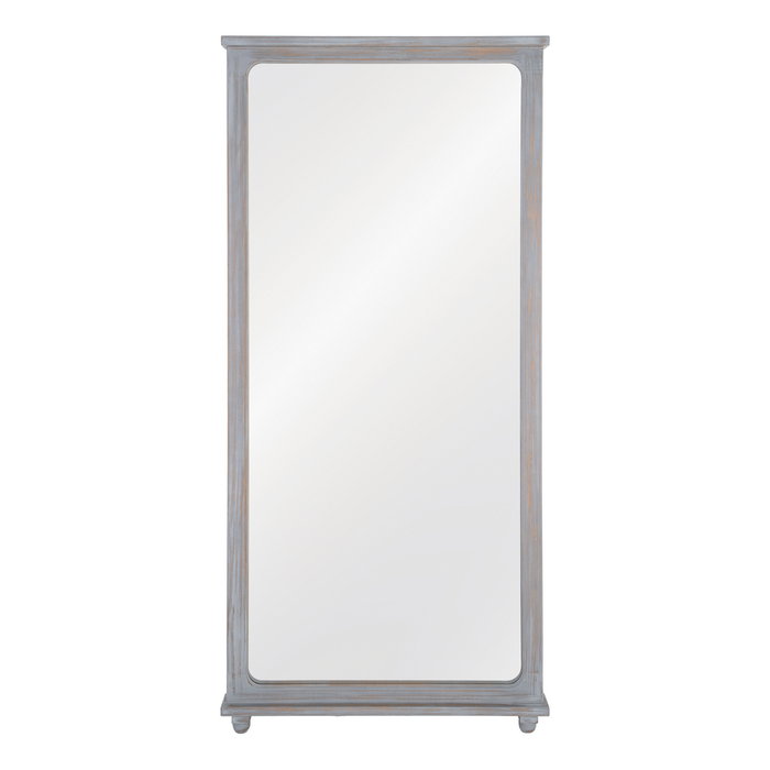 Espejo Gris Madera Paulonia Decoración 80 X 7 X 170 cm