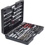 KS Tools Juego de llaves de vaso 1/4 + 1/2, 82 piezas