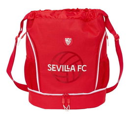 Bolsa Mochila con Cuerdas Sevilla Fútbol Club Rojo 35 x 40 x 1 cm