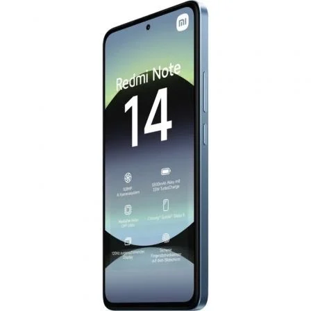 Xiaomi MZB0IZFEU Redmi Note 14 Smartphone 6GB RAM 128GB Azul, 108MP Cámara, 5500mAh, Helio G99-Ultra, AMOLED 6.67" 120Hz Xiaomi MZB0IZFEU Redmi Note 14 Smartphone 6GB RAM 128GB Azul, 108MP Cámara, 5500mAh, Helio G99-Ultra, AMOLED 6.67" 120Hz
