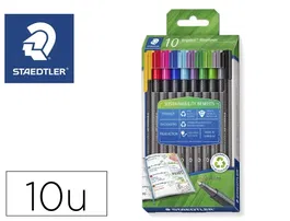 Staedtler Estuche 4 Rotuladores Colores Surtidos Fluorescente Textsurfer Classic 364 Eco Edition 364 RC4