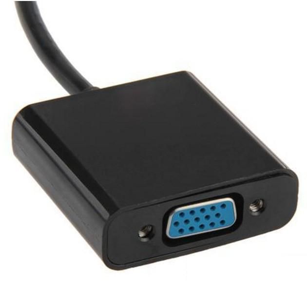 Techly Adaptador HDMI a VGA con Entrada de Audio y Alimentación Micro USB para Monitor o Proyector