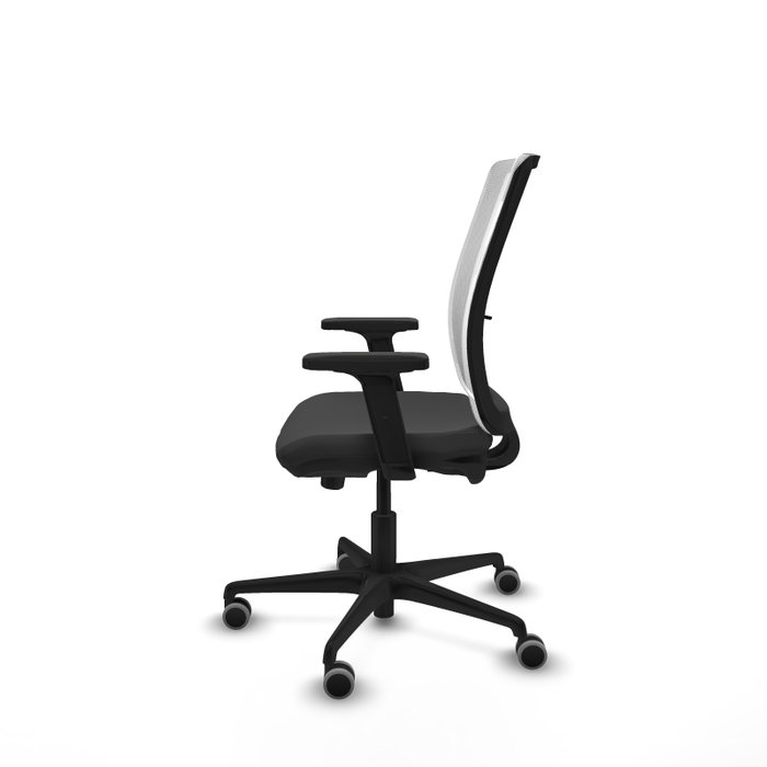 PIQUERAS Y CRESPO Silla de oficina Haches Gris oscuro y Blanco