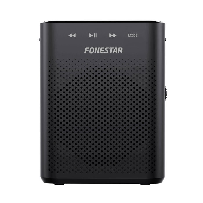 Fonestar ALTA-VOZ-W30 Amplificador Portátil 30W con Micrófono UHF, USB/MicroSD/MP3, Negro