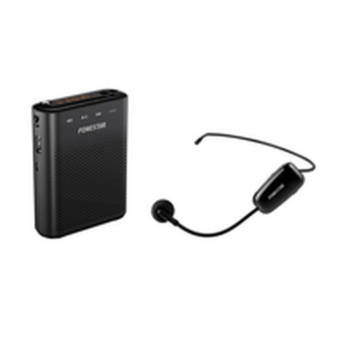 Fonestar ALTA-VOZ-W30 Amplificador Portátil 30W con Micrófono UHF, USB/MicroSD/MP3, Negro