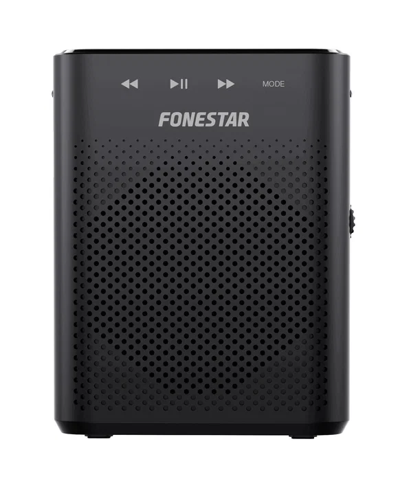 Fonestar ALTA-VOZ-W30 Amplificador Portátil 30W con Micrófono UHF, USB/MicroSD/MP3, Negro