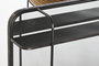 DKD Home Decor Espejo Metal Negro 80x12x50