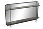 DKD Home Decor Espejo Metal Negro 80x12x50
