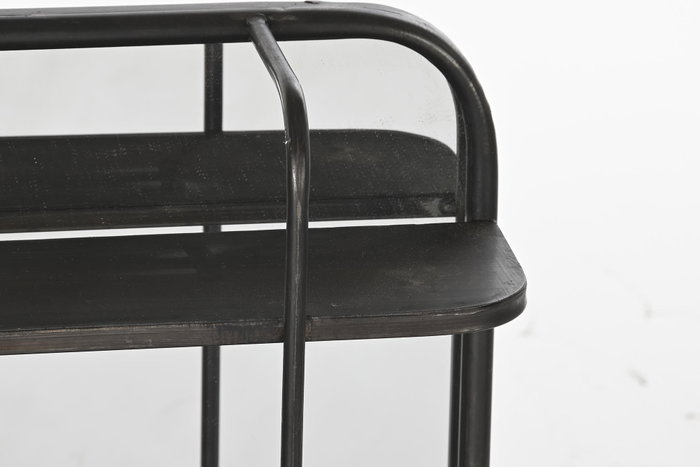 DKD Home Decor Espejo Metal Negro 80x12x50
