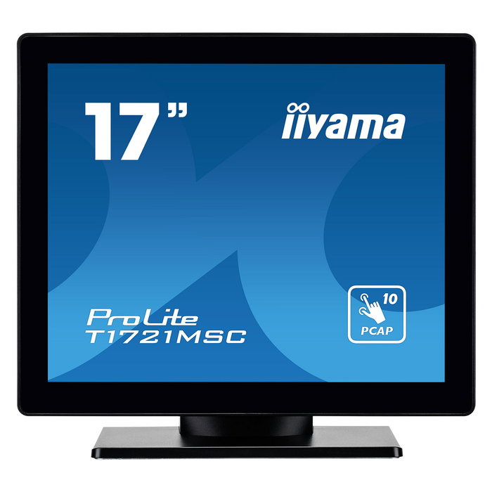 Iiyama ProLite T1721MSC-B2 - Monitor táctil de 17" (43 cm) 5:4 con pantalla LED SXGA 1280x1024, 5 ms, 10 puntos táctiles, HDMI, VGA, altavoces, negro, montaje VESA 100x100