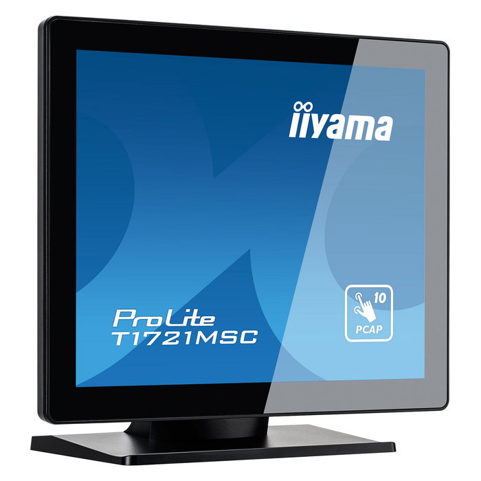 Iiyama ProLite T1721MSC-B2 - Monitor táctil de 17" (43 cm) 5:4 con pantalla LED SXGA 1280x1024, 5 ms, 10 puntos táctiles, HDMI, VGA, altavoces, negro, montaje VESA 100x100