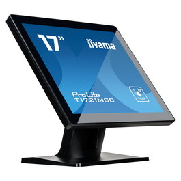 Iiyama ProLite T1721MSC-B2 - Monitor táctil de 17" (43 cm) 5:4 con pantalla LED SXGA 1280x1024, 5 ms, 10 puntos táctiles, HDMI, VGA, altavoces, negro, montaje VESA 100x100