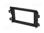 PER.PIC. Bastidor de montaje de radio 2 DIN negro brillo para Fiat Ducato