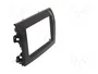 PER.PIC. Bastidor de montaje de radio 2 DIN negro brillo para Fiat Ducato
