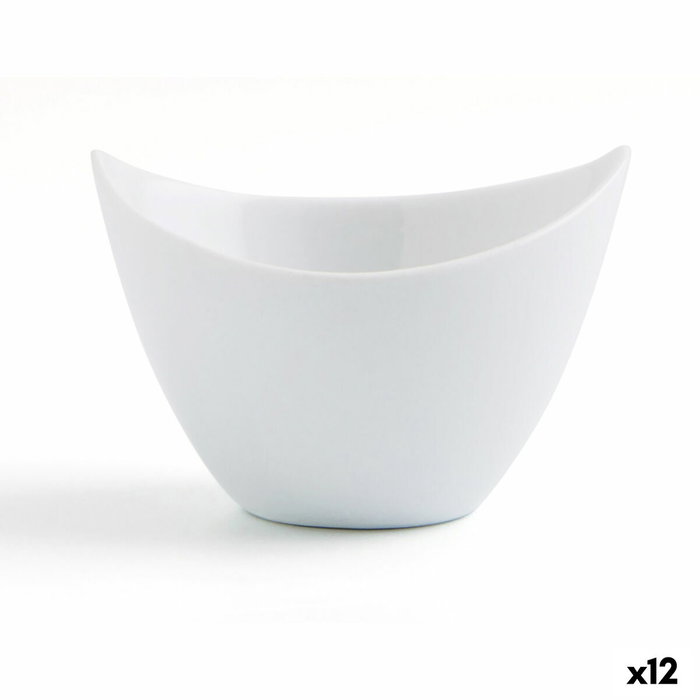 Quid Tapa Banderilla Porcelana Gastro Fun 9x6 cm Blanco (12 Unidades) inevitable