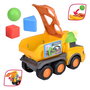 Smoby Camión Harry ABC de 30 cm con Sonidos y Luces, para niños de +12 meses, Idioma Español y Portugués