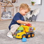 Smoby Camión Harry ABC de 30 cm con Sonidos y Luces, para niños de +12 meses, Idioma Español y Portugués
