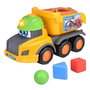 Smoby Camión Harry ABC de 30 cm con Sonidos y Luces, para niños de +12 meses, Idioma Español y Portugués