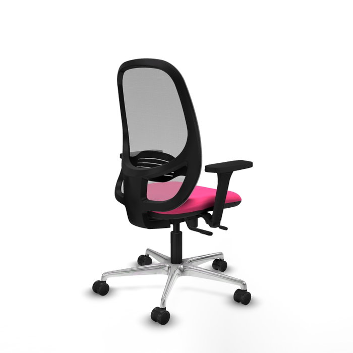 PIQUERAS Y CRESPO Silla de oficina Cilanco con mecanismo Sincro/Traslack, Rosa y Gris PIQUERAS Y CRESPO Silla de oficina Cilanco con mecanismo Sincro/Traslack, Rosa y Gris