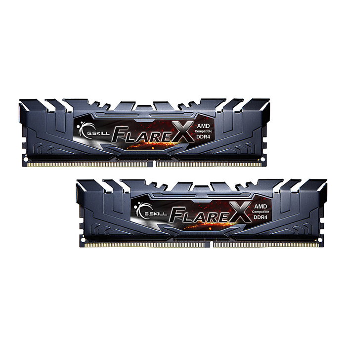 G.Skill Flare X F4-3200C16Q-64GFX Kit 64 GB (4x16 GB) DDR4 3200 MHz CL16 DIMM Memoria RAM para AMD
