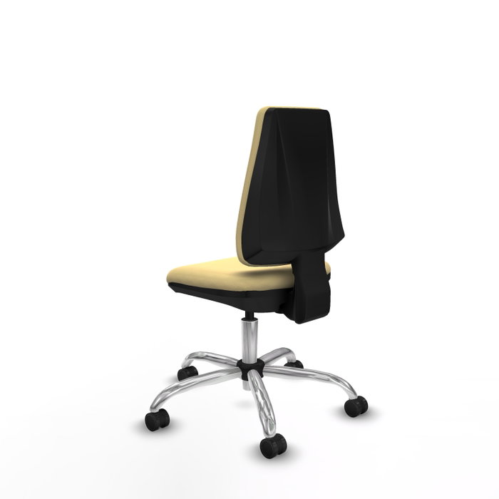 PIQUERAS Y CRESPO Silla de oficina Elche color Crema sin brazos
