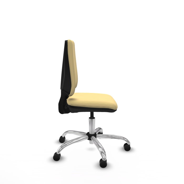 PIQUERAS Y CRESPO Silla de oficina Elche color Crema sin brazos