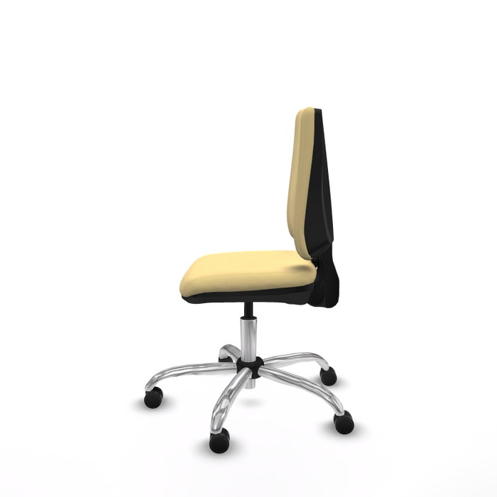 PIQUERAS Y CRESPO Silla de oficina Elche color Crema sin brazos