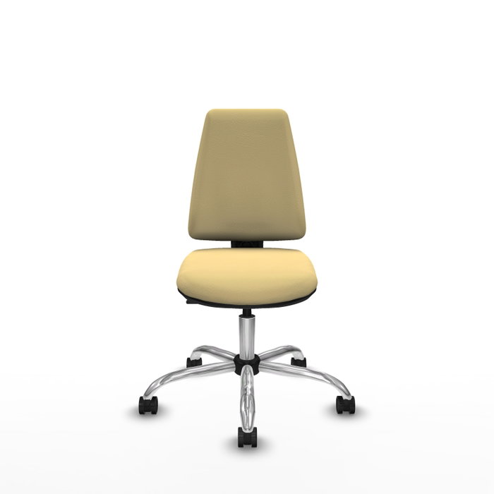 PIQUERAS Y CRESPO Silla de oficina Elche color Crema sin brazos