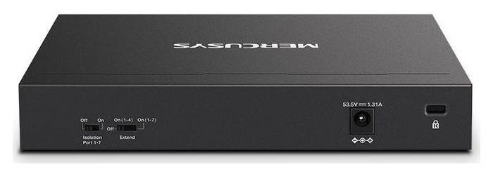 Mercusys MS108GP Switch Gestionado de 8 Puertos Gigabit con 7 Puertos PoE+ Mercusys MS108GP Switch Gestionado de 8 Puertos Gigabit con 7 Puertos PoE+