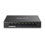 TP-Link Mercusys MS108GP - Switch Gigabit Gestionado de 8 Puertos con 7 Puertos PoE+ (65W) para Escritorio y Montaje en Pared, Negro