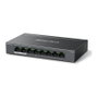TP-Link Mercusys MS108GP - Switch Gigabit Gestionado de 8 Puertos con 7 Puertos PoE+ (65W) para Escritorio y Montaje en Pared, Negro