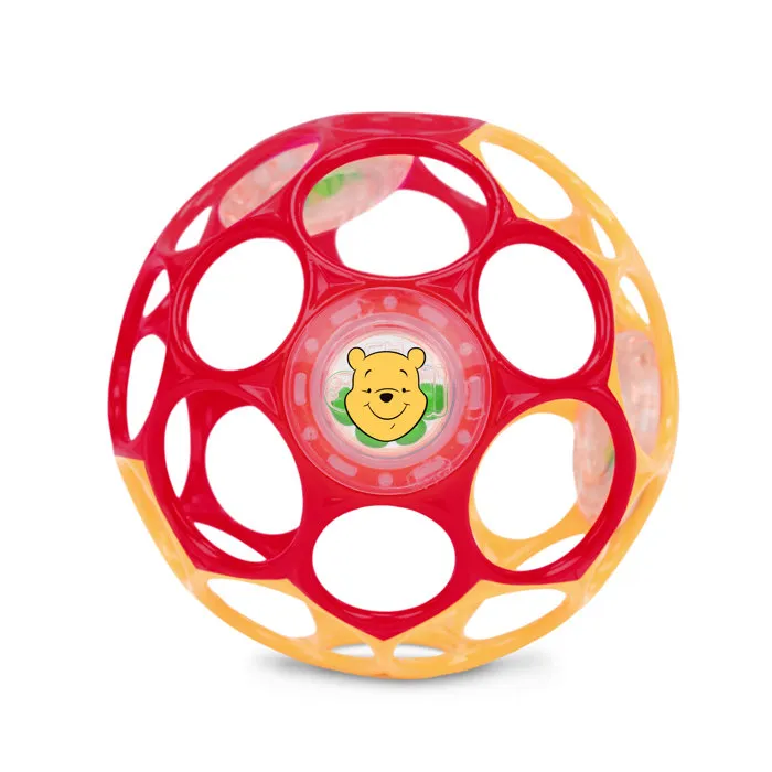 Bright Starts Disney Baby Winnie the Pooh Pelota de Motricidad Fina O Ball para Bebé 0M+, Roja y Amarilla Bright Starts Disney Baby Winnie the Pooh Pelota de Motricidad Fina O Ball para Bebé 0M+, Roja y Amarilla