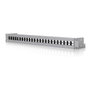 Ubiquiti Networks UACC-Rack-Panel-Patch-Blank-24 Panel Keystone 1U para Rack, Gris, Policarbonato y Acero SPCC, 442.4 mm de Ancho