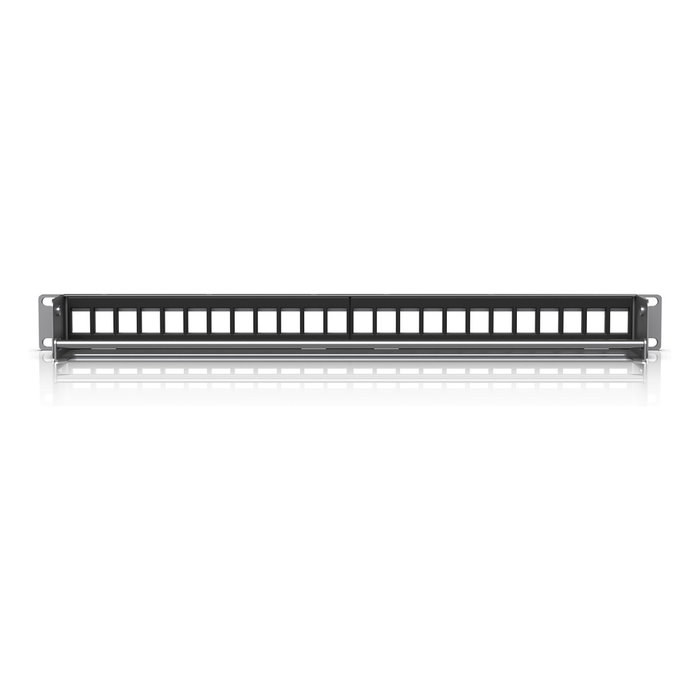 Ubiquiti Networks UACC-Rack-Panel-Patch-Blank-24 Panel Keystone 1U para Rack, Gris, Policarbonato y Acero SPCC, 442.4 mm de Ancho
