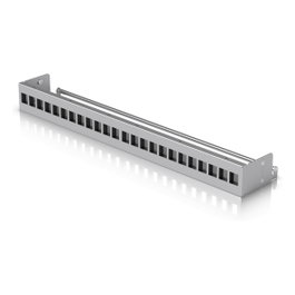 Ubiquiti Networks UACC-Rack-Panel-Patch-Blank-24 Panel Keystone 1U para Rack, Gris, Policarbonato y Acero SPCC, 442.4 mm de Ancho