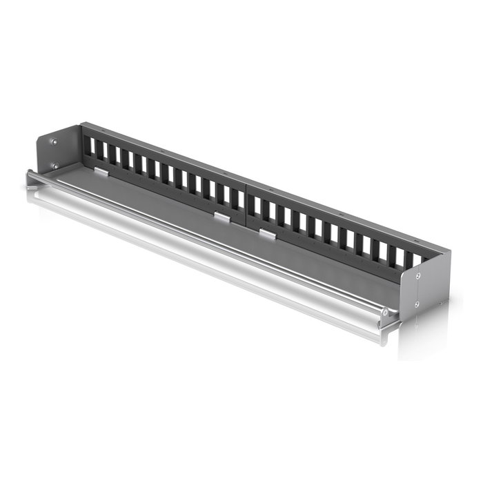 Ubiquiti Networks UACC-Rack-Panel-Patch-Blank-24 Panel Keystone 1U para Rack, Gris, Policarbonato y Acero SPCC, 442.4 mm de Ancho