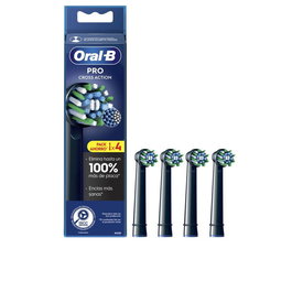 Oral-B Cabezales CROSS ACTION Negro 4 u Cepillo de dientes eléctrico