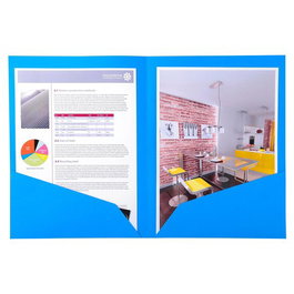 Subcarpeta Exacompta Rock´S Doble 210G A4 Azul Paquete De 25