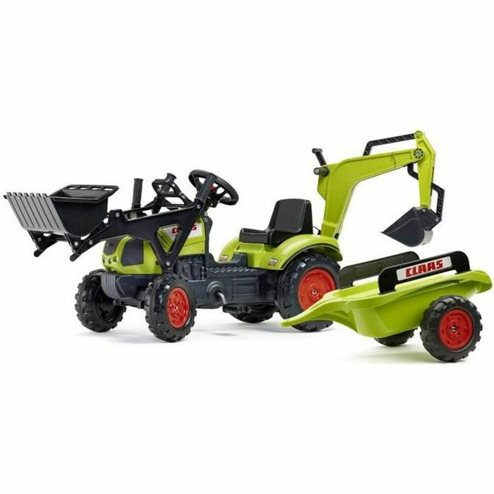 Falk Retroexcavadora de pedal CLAAS Arion 410 con excavadora Falk Retroexcavadora de pedal CLAAS Arion 410 con excavadora