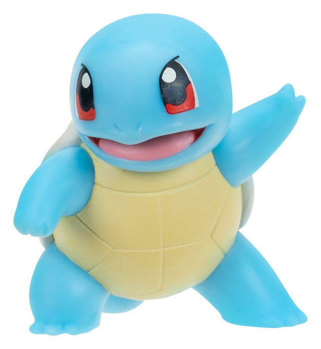 Jazwares Pokémon Battle Figure Figuras 3-Pack Squirtle, Greavard & Bellossom