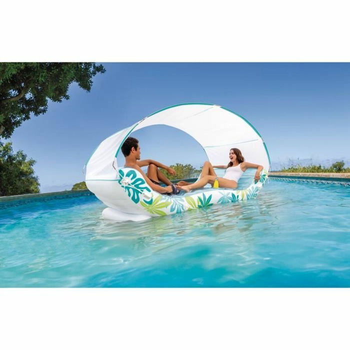 Intex Colchón Inflable para Piscina Lounge Hamac Tropical