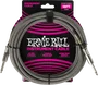 Ernieball Cable Instrumento Trenzado Jack-Jack Ss 5,5 M Plata